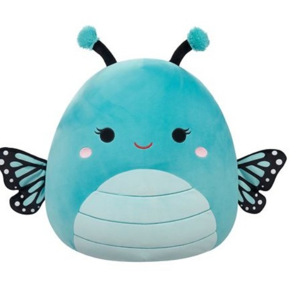 Squishmallow 16" Hydrangea monarch butterfly NWT